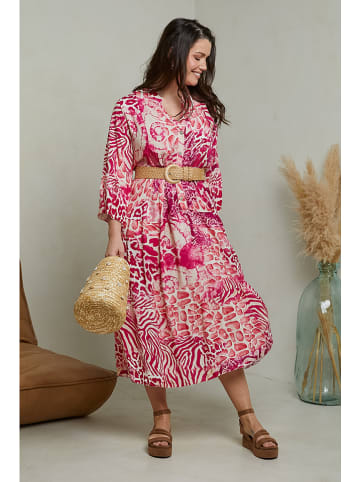 Curvy Lady Kleid in Pink