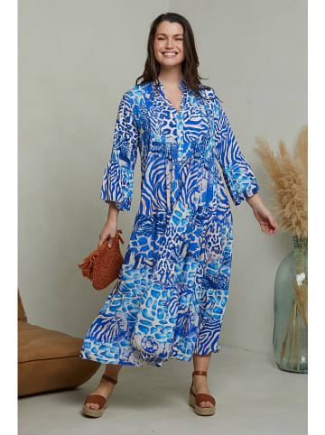 Curvy Lady Kleid in Blau