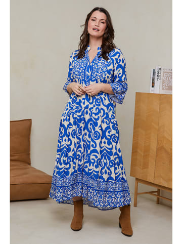 Curvy Lady Kleid in Blau