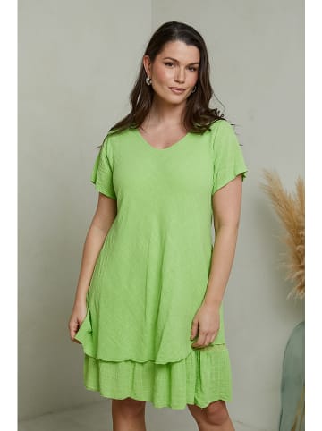 Curvy Lady Kleid in Limette