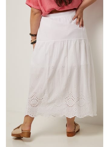 Curvy Lady Spódnica w kolorze białym