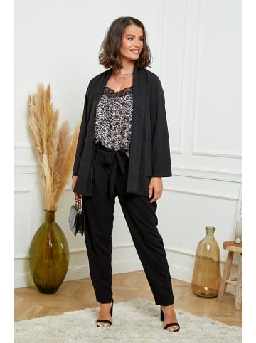 Curvy Lady 2tlg. Outfit in Schwarz