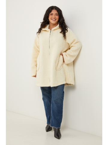 Curvy Lady Übergangsjacke in Creme