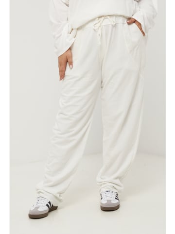 Curvy Lady Spodnie w kolorze białym