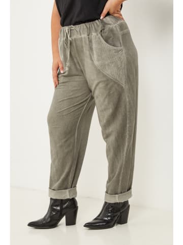 Curvy Lady Spodnie w kolorze khaki