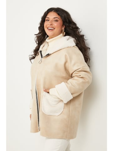 Curvy Lady Übergangsjacke in Beige