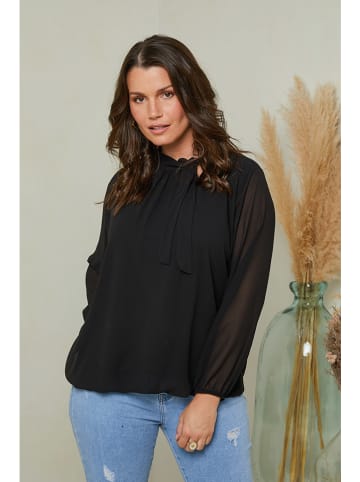 Curvy Lady Bluzka w kolorze czarnym