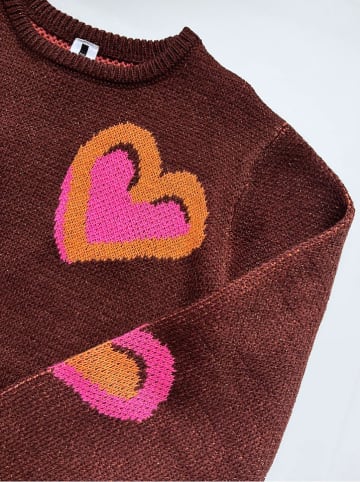 B.Nosy Sweter "Khloe" w kolorze brązowym