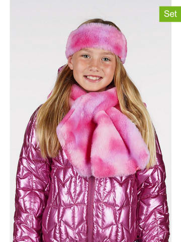 B.Nosy 2tlg. Winteraccessoires-Set "Anne" in Pink