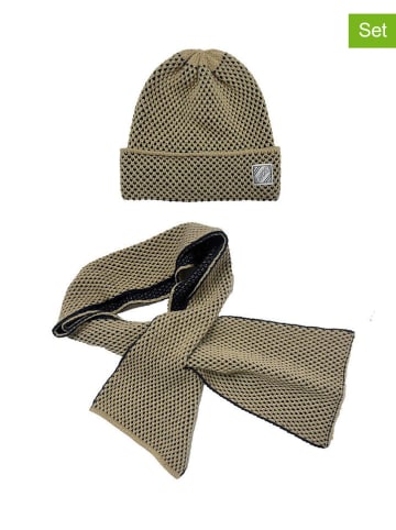 B.Nosy 2-delige winteraccessoiresset "Adrian" kaki