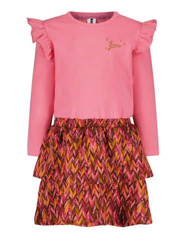 B.Nosy Kleid "Daphne" in Pink/ Hellbraun