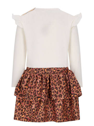 B.Nosy Kleid "Daphne" in Creme/ Hellbraun