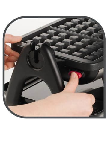 Tefal Waffeleisen "Kingsize WM756D12" in Schwarz