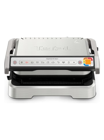 Tefal Grill elektryczny 4w1 "OptiGrill" w kolorze srebrno-czarnym