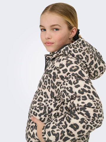 KIDS ONLY Steppjacke "Dalia" in Creme/ Schwarz