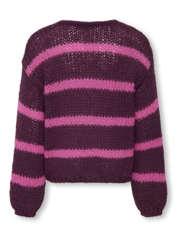 KIDS ONLY Pullover "Nordic" in Lila/ Rosa