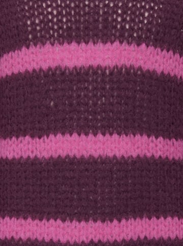 KIDS ONLY Sweter "Nordic" w kolorze fioletowo-jasnoróżowym