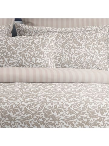 maison héritage PARIS Satijnen beddengoedset "Esprit Damas" taupe