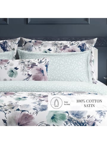 maison héritage PARIS Poszewki (2 szt.) "Erodium" w kolorze biało-fioletowym na poduszkę