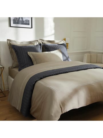maison héritage PARIS 2er-Set: Satin-Kissenbezüge "Paris" in Taupe