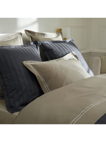 maison héritage PARIS Komplet pościeli satynowej "Paris" w kolorze szarobrązowo-białym