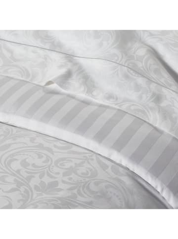 maison héritage PARIS Satin-Bettwäsche-Set "Baroque" in Weiß