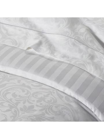 maison héritage PARIS Satin-Bettwäsche-Set "Baroque" in Weiß