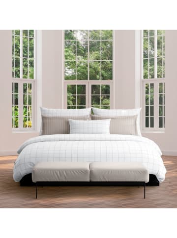 maison héritage PARIS Satin-Bettwäsche-Set in Weiß