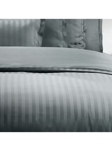 maison héritage PARIS Satin-Bettwäsche-Set in Grau