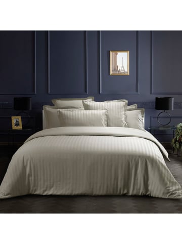 maison héritage PARIS Satijnen beddengoedset "Dobby" taupe