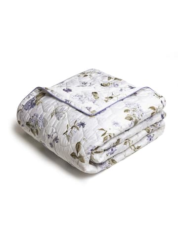 maison héritage PARIS Bedsprei "Hortensia" wit