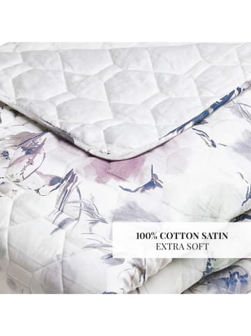 maison héritage PARIS Narzuta "Erodium" w kolorze biało-fioletowym