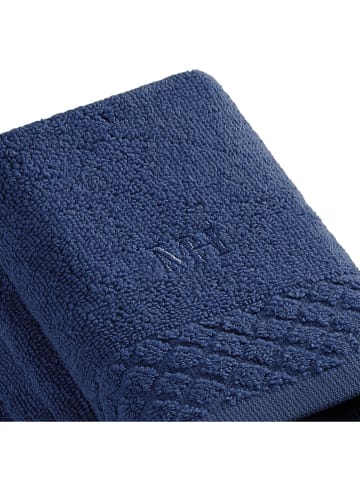 maison héritage PARIS 4-delige set: gastendoeken donkerblauw