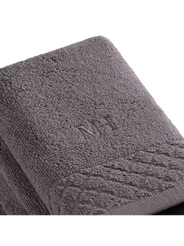 maison héritage PARIS 4er-Set: Gästehandtücher in Dunkelgrau