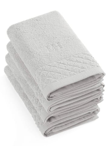 maison héritage PARIS 4-delige set: gastendoeken zandkleurig