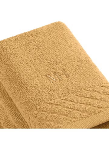 maison héritage PARIS 4er-Set: Gästehandtücher in Senfgelb