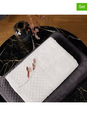 maison héritage PARIS 2er-Set: Handtücher in Weiß