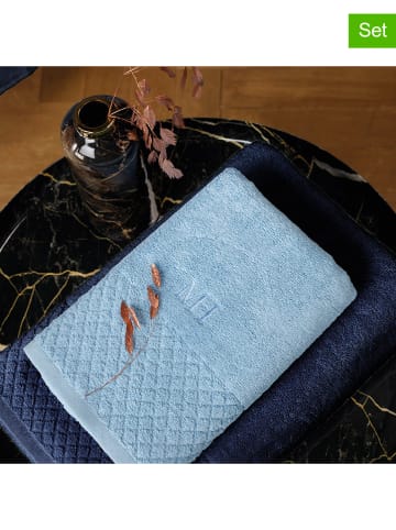 maison héritage PARIS Ręczniki (2 szt.) w kolorze granatowym do rąk