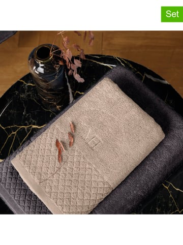 maison héritage PARIS 2er-Set: Handtücher in Taupe