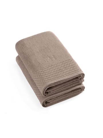 maison héritage PARIS Ręczniki prysznicowe (2 szt.) w kolorze jasnobrązowym