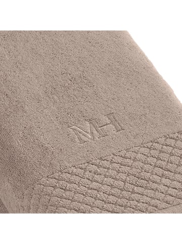 maison héritage PARIS 2-delige set: badhanddoeken lichtbruin