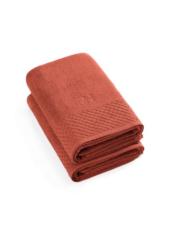 maison héritage PARIS 2er-Set: Duschtücher in Orange