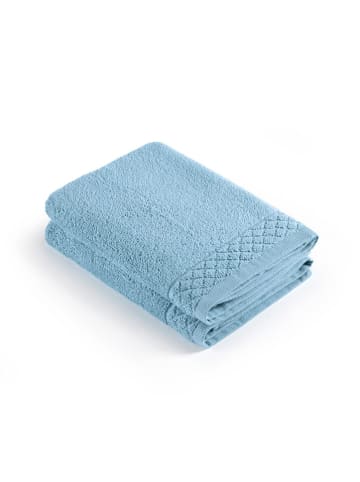 maison héritage PARIS 2-delige set: keukenhanddoeken lichtblauw