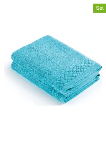 maison héritage PARIS Ściereczki kuchenne (2 szt.) w kolorze turkusowym