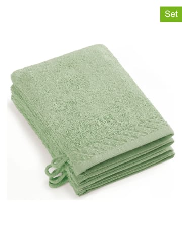 maison héritage PARIS 4er-Set: Waschhandschuhe in Grün