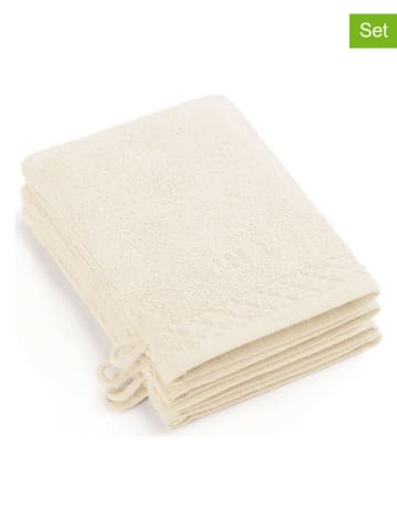 maison héritage PARIS 4-delige set: washandjes crème