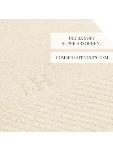 maison héritage PARIS 4er-Set: Waschhandschuhe in Creme