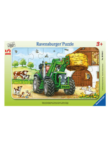 Ravensburger 15-częściowe puzzle "Tractor on the farm" - 3+