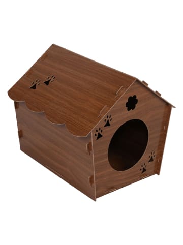 Scandinavia Concept Kattenhuis donkerbruin - (B)40 x (H)38 x (D)43 cm