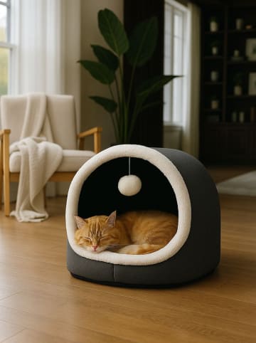 Paws&Whiskers Kattenmand "Alaska" grijs